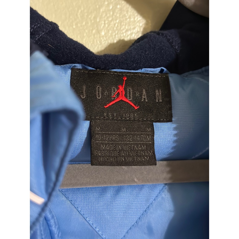Jordan Boys Puffer Jacket Legend Blue Navy Size Medium - Picture 4 of 6